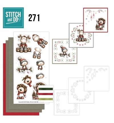 Stitch & Do Borduurset – Whimsical Christmas