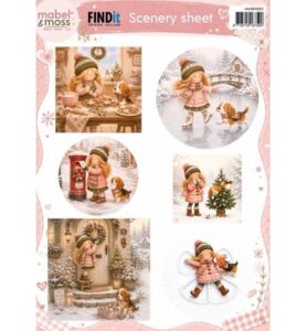 Mabel & Moss Scenery Sheet – Winterscènes