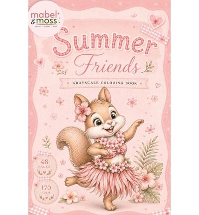 Mabel & Moss – Summer Friends – Coloring Book