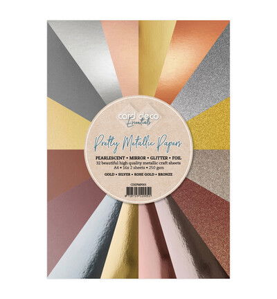 Card Deco Essentials – Pretty Metallic Papers