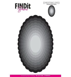 Find It Basics Nesting Dies – Scalloped Oval