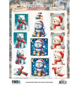 Berrie’s Beauties 3D-knipvel 10 stuks – Winter Friends