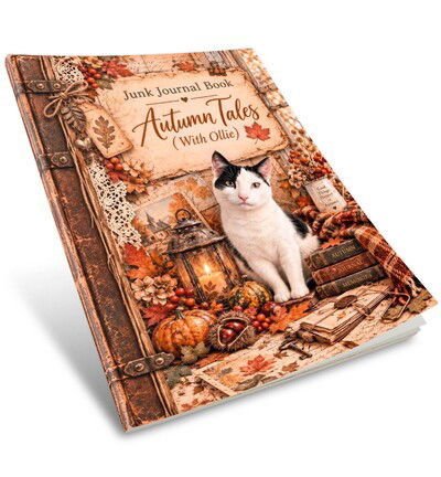 Jenine’s Art Studio Junk Journal Book – Ollie – Autumn Tales