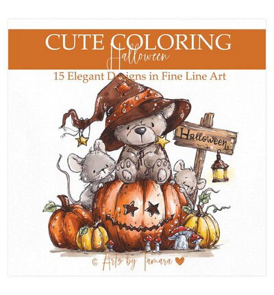 Arts by Tamara Cute Coloring, Halloween