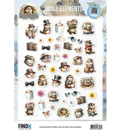 Berrie’s Beauties Knipvel 10 stuks – Groundhog – Small Elements