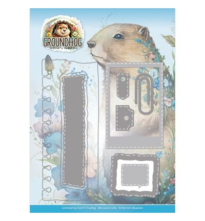 Berrie’s Beauties Snijmallen – Groundhog – Groundhog Notebook
