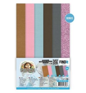 Berrie’s Beauties Linen Cardstock Pack – Groundhog – 4K
