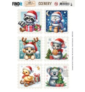 Berrie’s Beauties – Scenery – Christmas Stamps 1