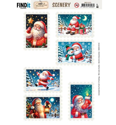 Berrie’s Beauties – Scenery – Christmas Stamps 3