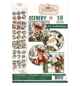 Push-Out Book Scenery 18 – Furry Christmas Friends