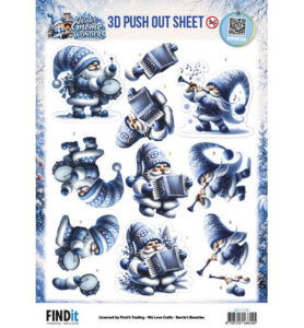 3D Pushout Sheet – Berries Beauties – Winter Gnome Wonders – Frozen Harmonies