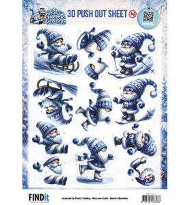 3D Pushout Sheet – Berries Beauties – Winter Gnome Wonders – Winter Fun