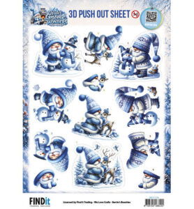 3D Pushout Sheet – Berries Beauties – Winter Gnome Wonders – Frosty Friends