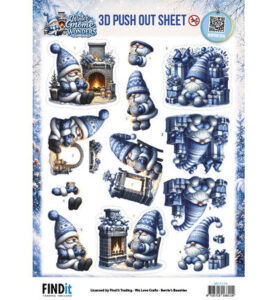 3D Pushout Sheet – Berries Beauties – Winter Gnome Wonders – Winter Comforts