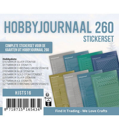 Stickerset Hobbyjournaal 260