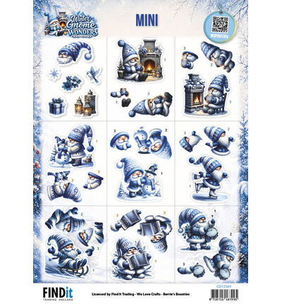 Cutting Sheet – Berries Beauties – Winter Gnome Wonders – Mini
