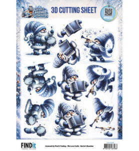 3D Cutting Sheet – Berries Beauties – Winter Gnome Wonders – Frozen Harmonies