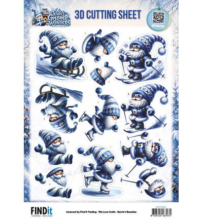 3D Cutting Sheet – Berries Beauties – Winter Gnome Wonders – Winter Fun