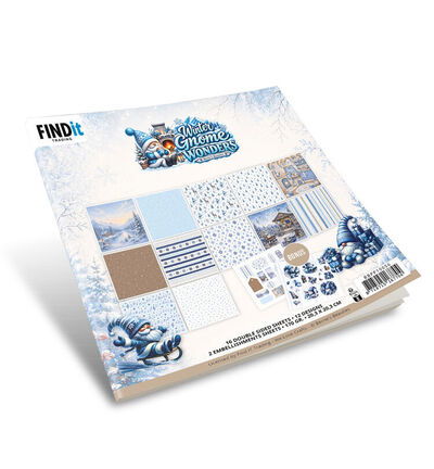 Paperpack – Berries Beauties – Winter Gnome Wonders 20 x 20 cm