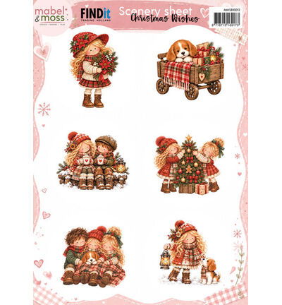 Mabel and Moss – Scenery Sheet – Christmas Wishes