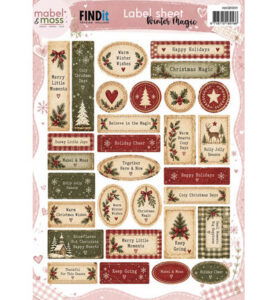 Mabel and Moss – Label Sheet – Winter Magic