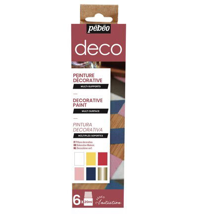 Pebeo Deco initiation set 6x20ml