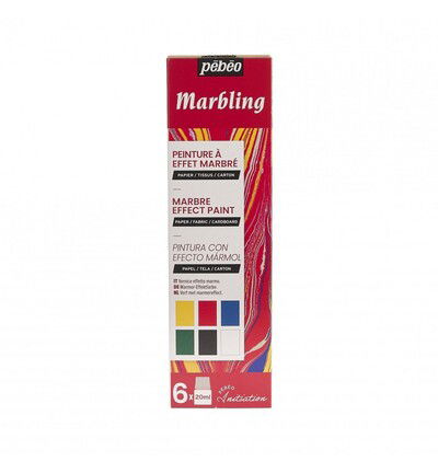 Pebeo Marbling initiation set 6x20ml