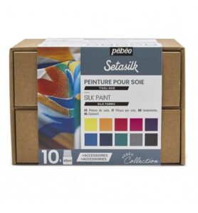 Pebeo Setasilk collection set 10x45ml