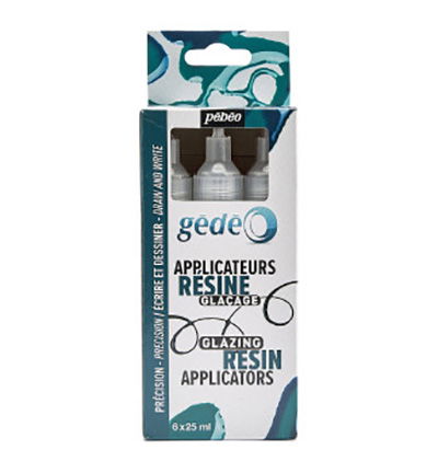 Set of 6 glazing resin applicators