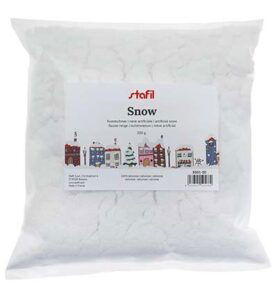 Neve artificiale 100% in cellulosa 200 g, bianca