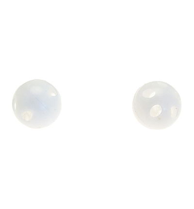 Squeaker and rattle, white