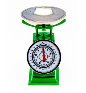 Miniatures, Kitchen scale green