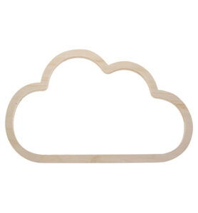 Wooden shapes 30x19cm, Cloud