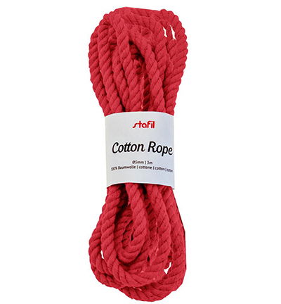 Cotton Rope ø 5mm / 3mtr, Red