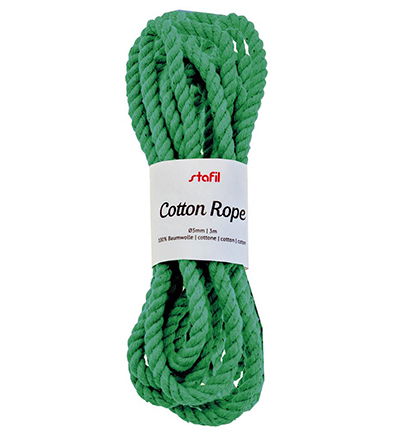 Cotton Rope ø 5mm / 3mtr, Green