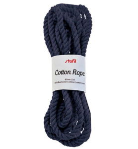 Cotton Rope ø 5mm / 3mtr, Dark blue