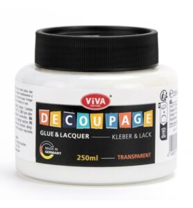 Decoupage Kleber & Lack 250 ml, Transparent