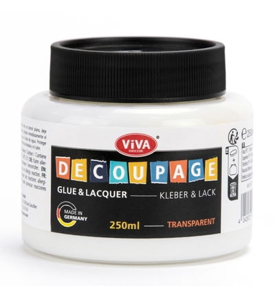 Decoupage Kleber & Lack 250 ml, Transparent