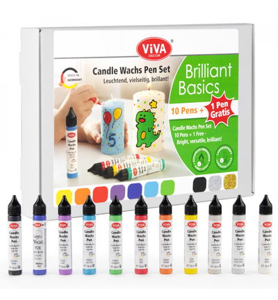 Candle Wachs Pen Set Brilliant Basics