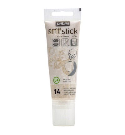 Pebeo Arti’Stick 75ml, Gold Sparkles