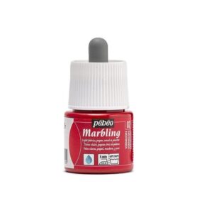 Pebeo Marbling 45ml, Vermilion
