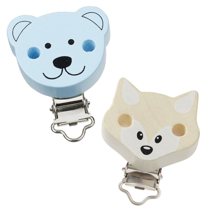 Houten clips dieren