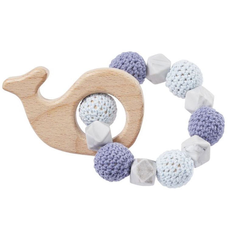 Schnulli houten ketting walvis